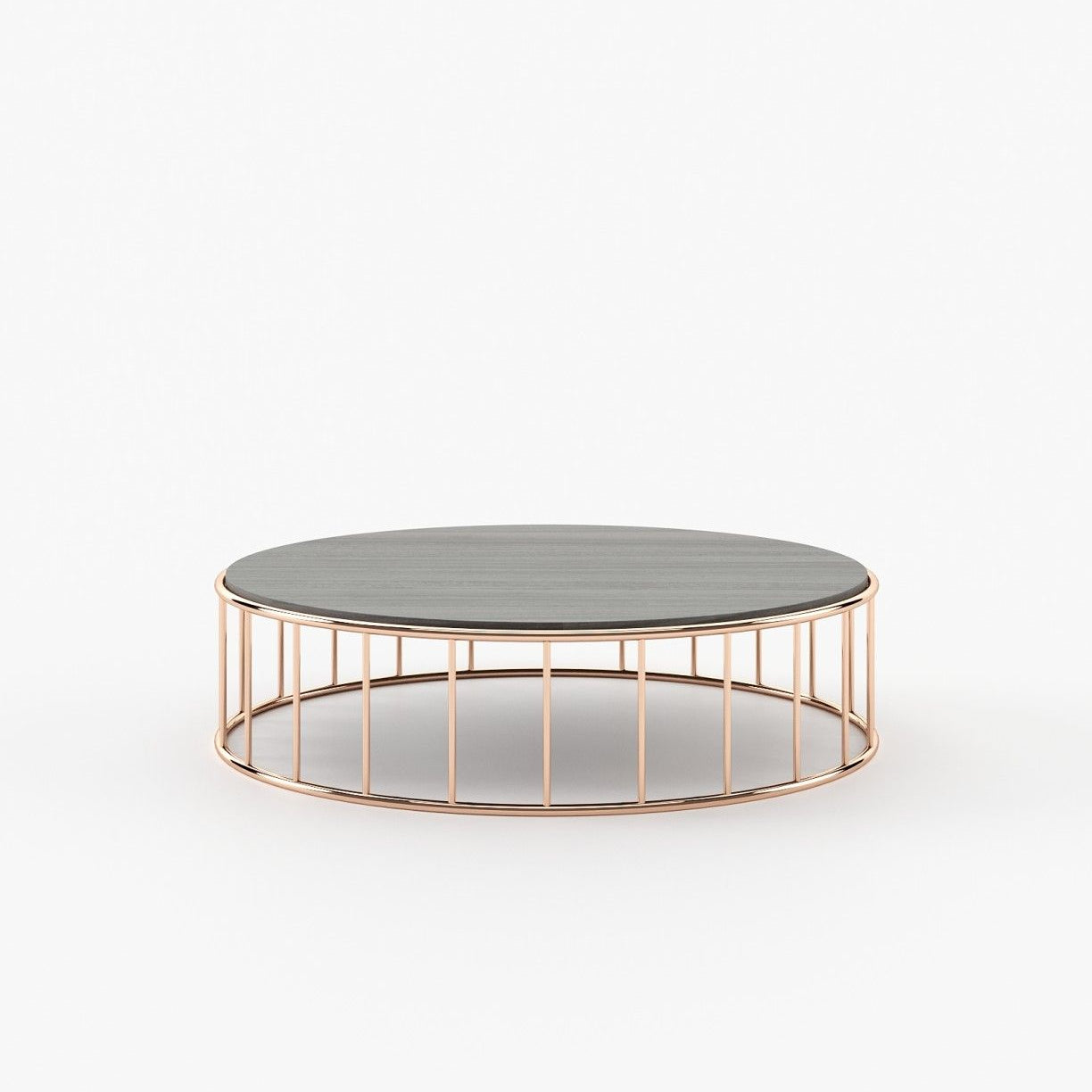 Laskasas STILL Coffee Table Grey Eucalyptus Veneer Matte - Araco Interiors