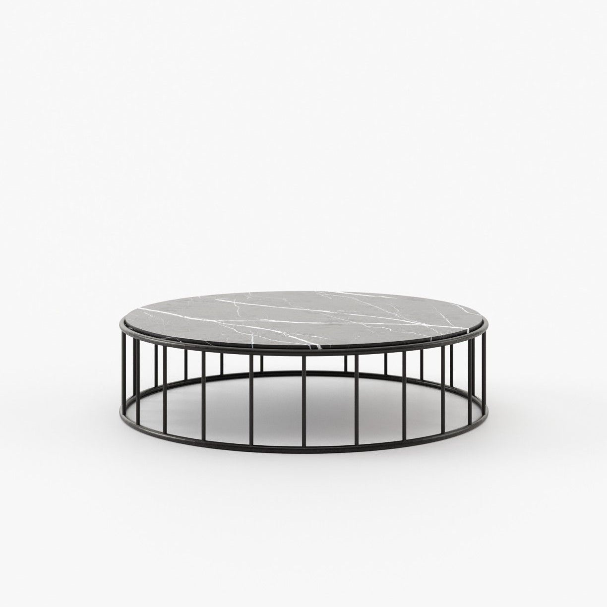 Laskasas STILL Coffee Table Nero Marquina Polished Marble - Araco Interiors