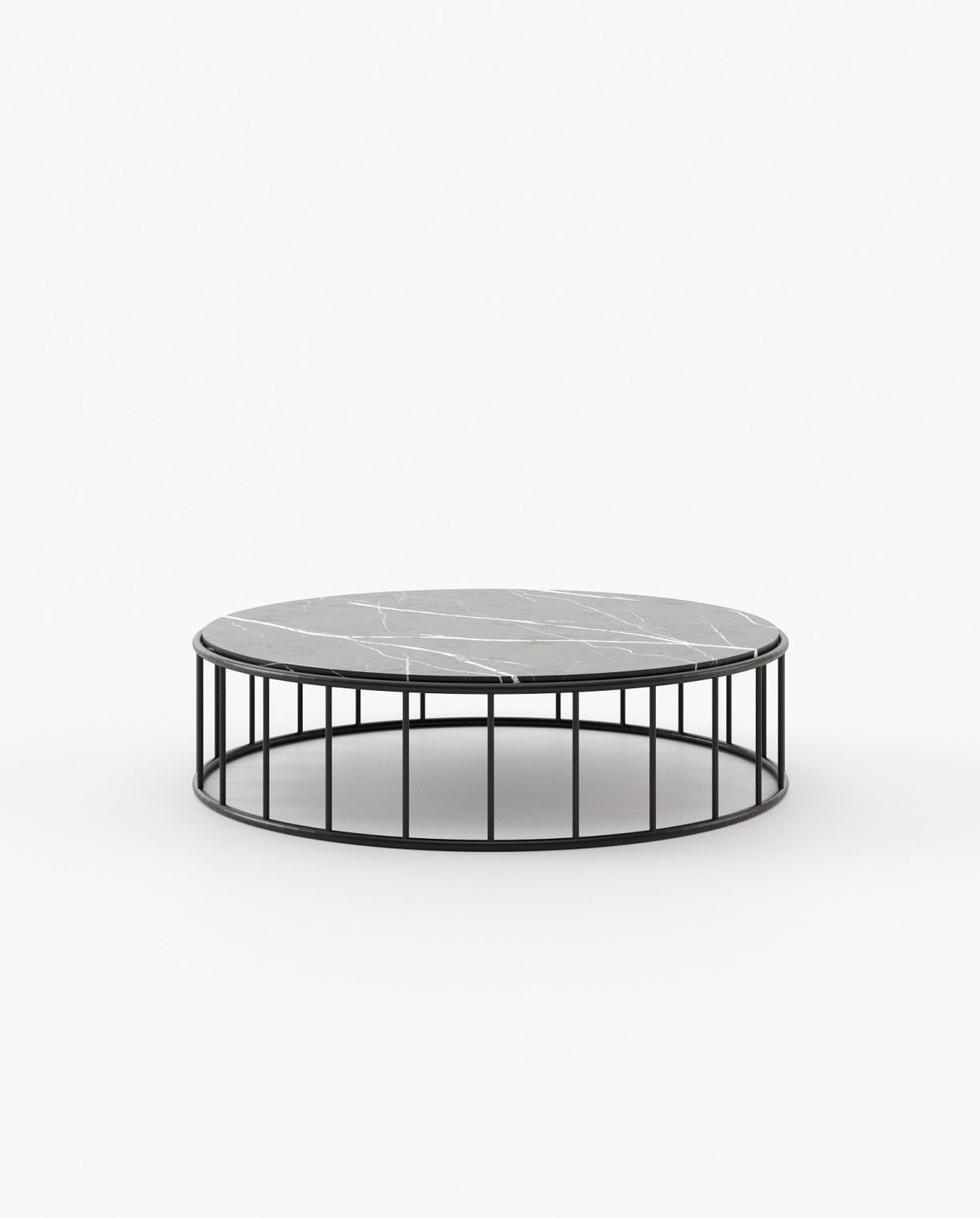 Laskasas STILL Coffee Table Nero Marquina Polished Marble - Araco Interiors