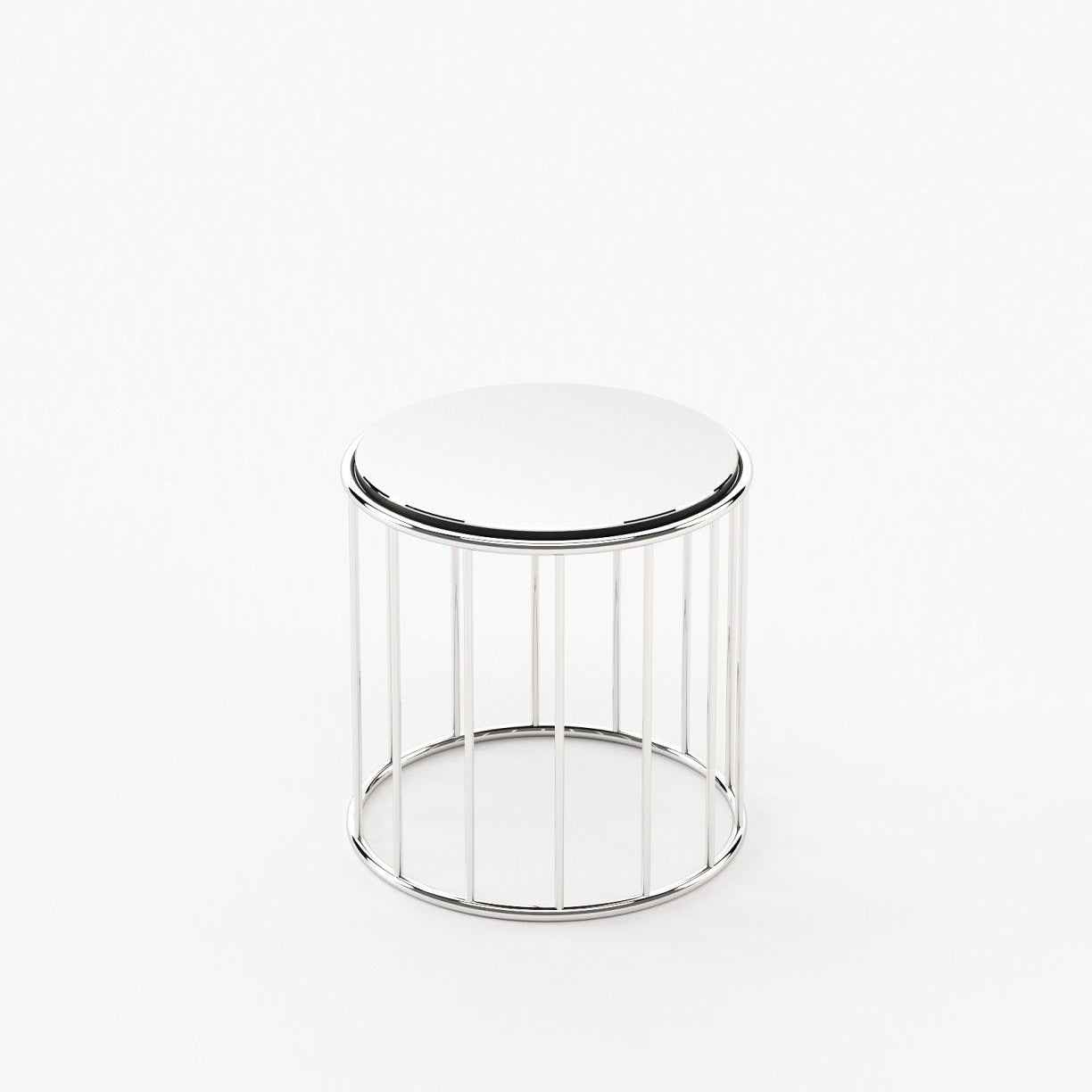 Laskasas STILL Nest & Side Table Gris Mirror - Araco Interiors