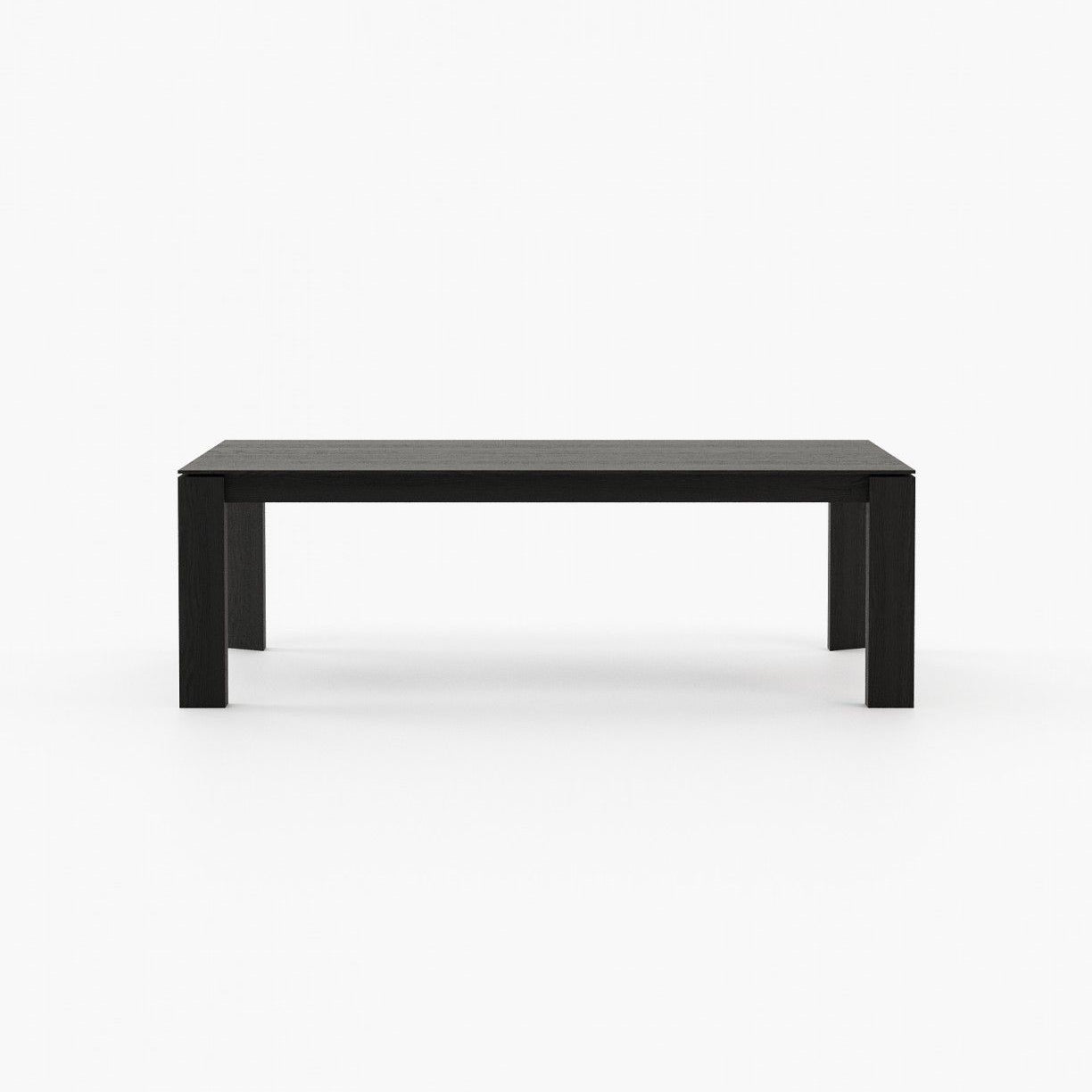Laskasas SUSAN Dining & Bar Table Black Ash Veneer Matte - Araco Interiors