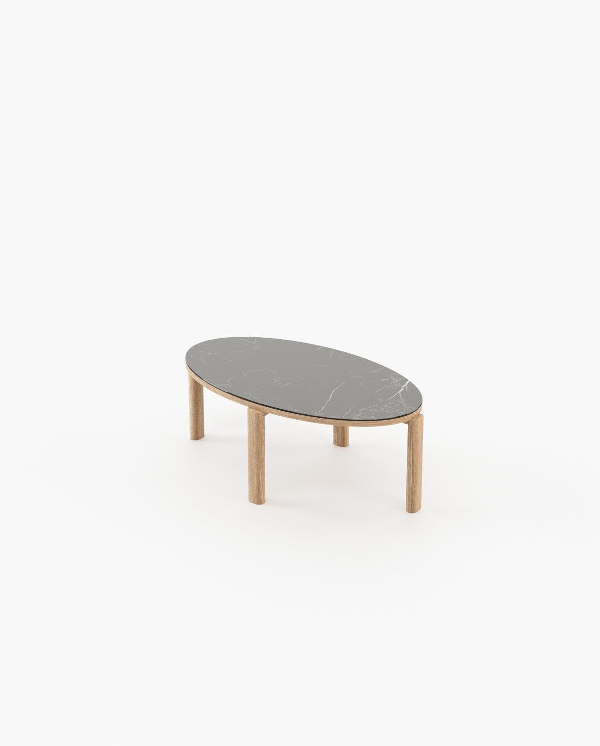 Laskasas TASOS Coffee Table Oak Veneer Matte - Araco Interiors