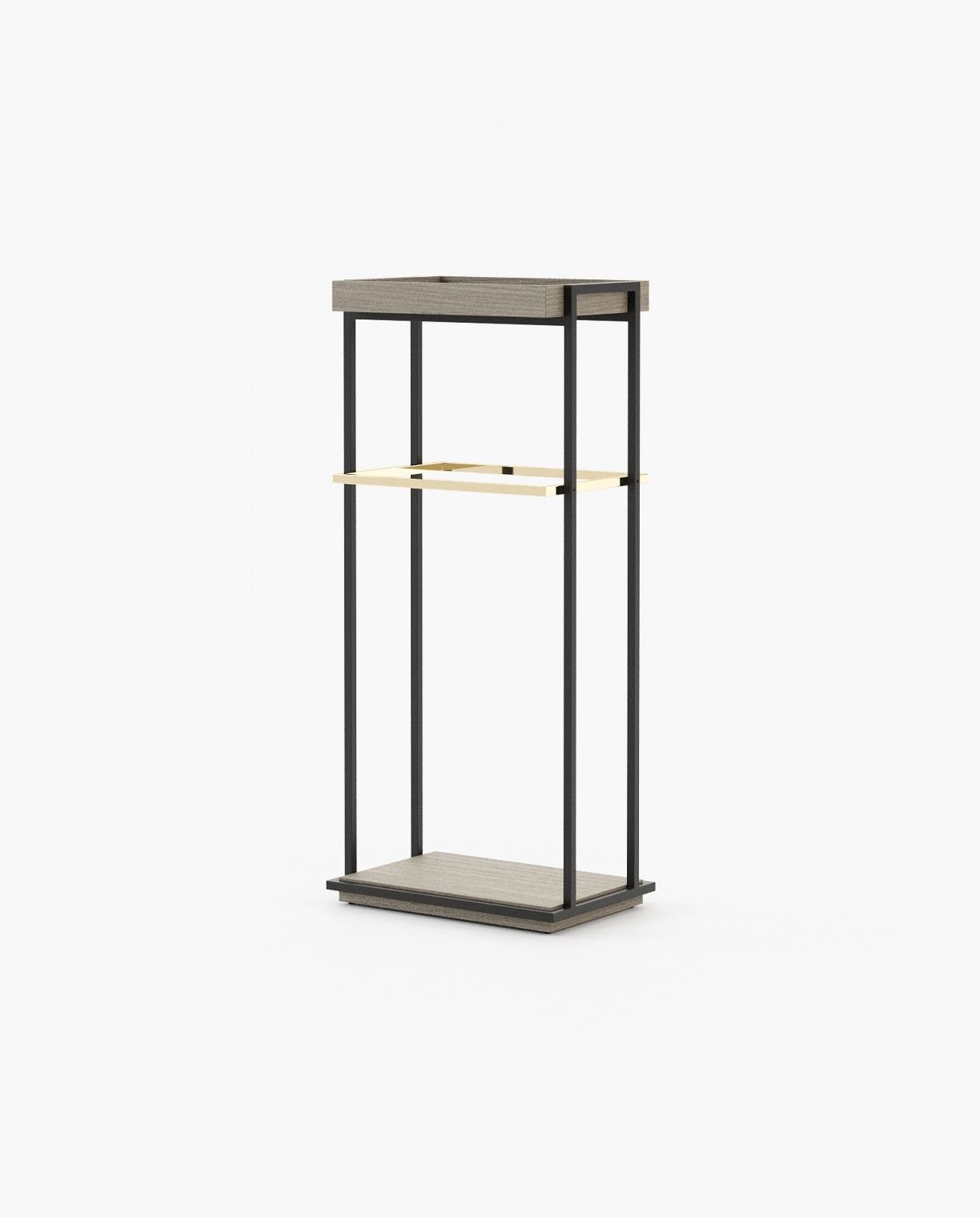 Laskasas TED Coat & Umbrella Stand Aged Oak Veneer Matte - Araco Interiors