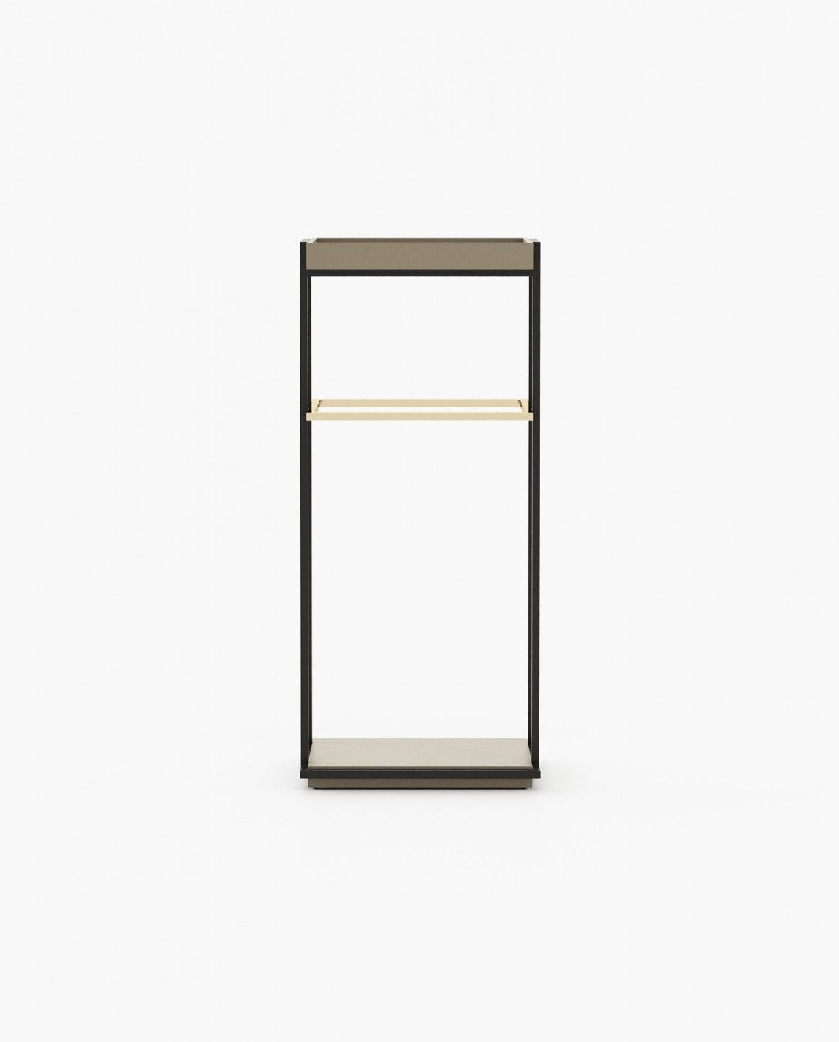 Laskasas TED Coat & Umbrella Stand Beige Grey Lacquer Matte - Araco Interiors