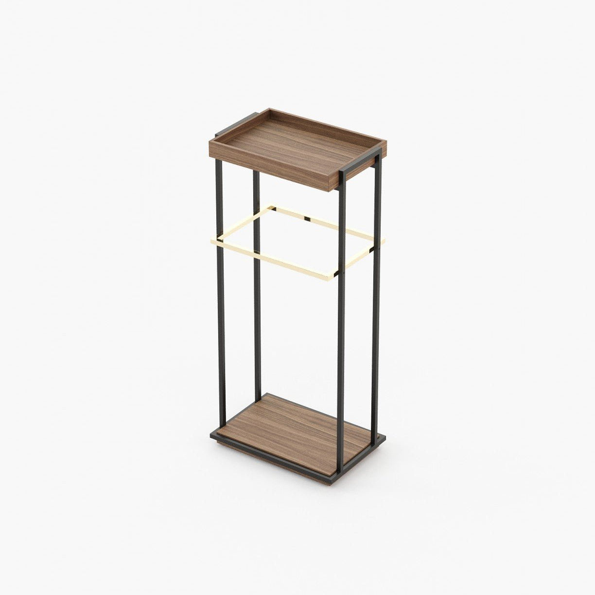 Laskasas TED Coat & Umbrella Stand Walnut Veneer Matte - Araco Interiors