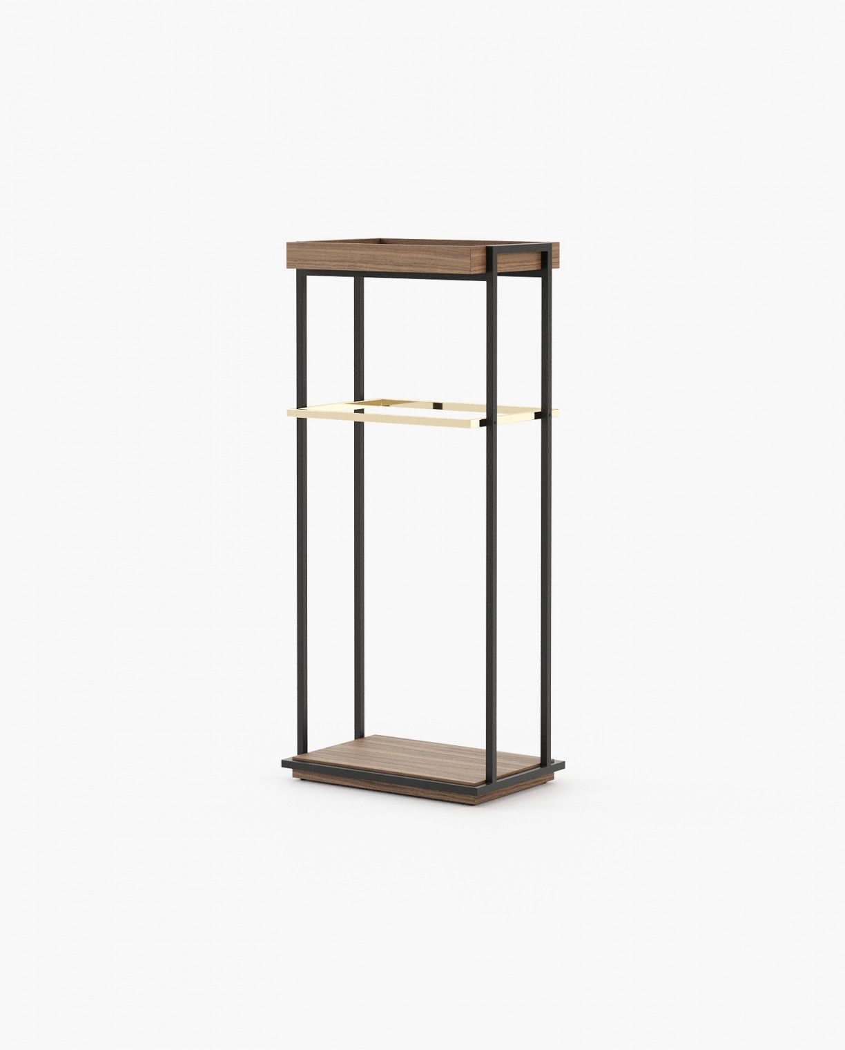 Laskasas TED Coat & Umbrella Stand Walnut Veneer Matte - Araco Interiors