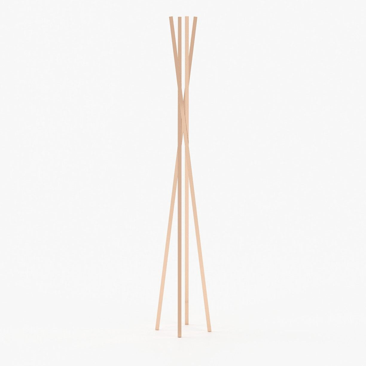 Laskasas TWISTED Coat & Umbrella Stand Copper Polished Stainless Steel - Araco Interiors