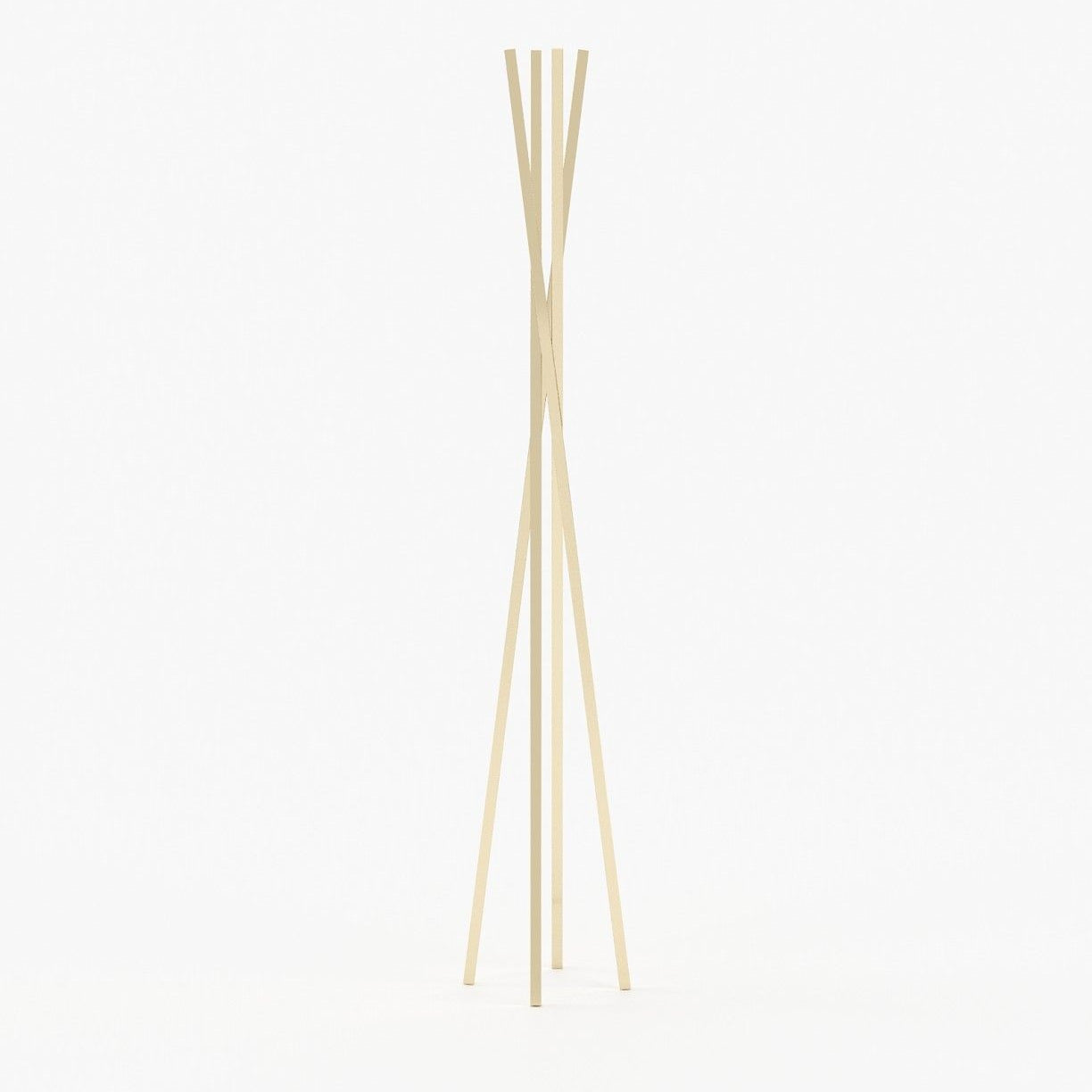 Laskasas TWISTED Coat & Umbrella Stand Gilded Polished Stainless Steel - Araco Interiors