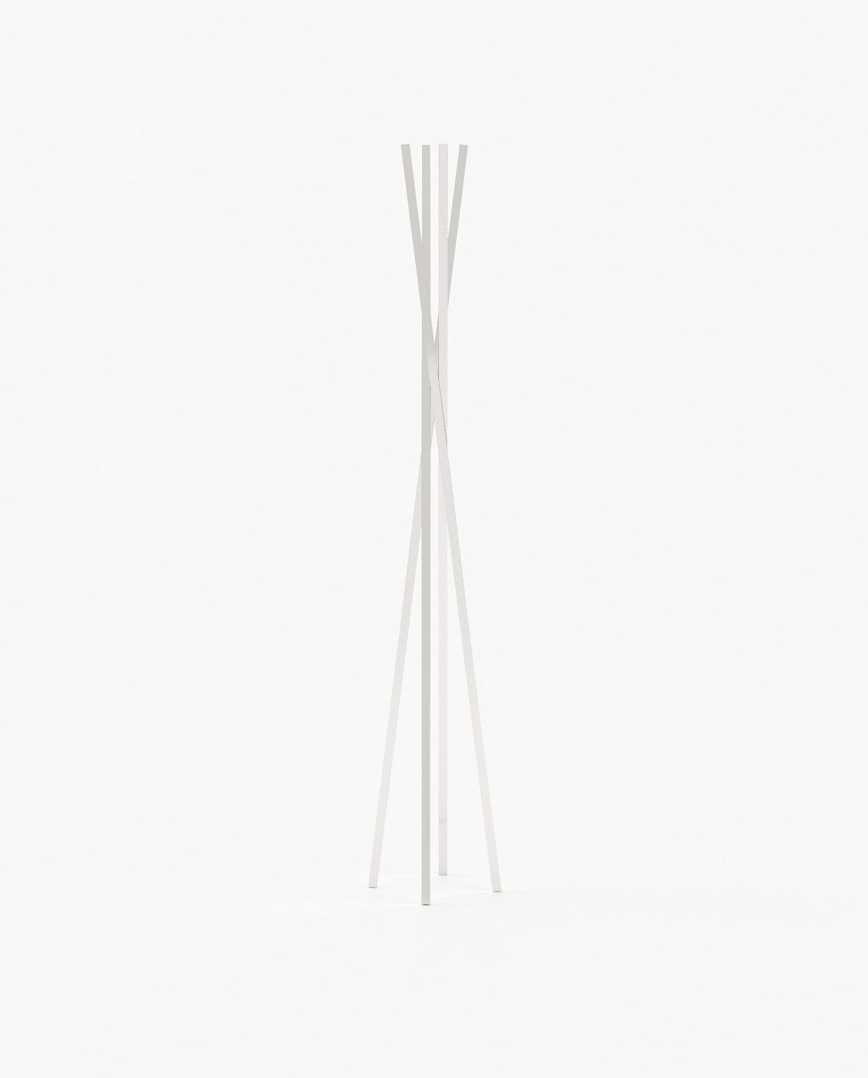 Laskasas TWISTED Coat & Umbrella Stand Polished Stainless Steel - Araco Interiors