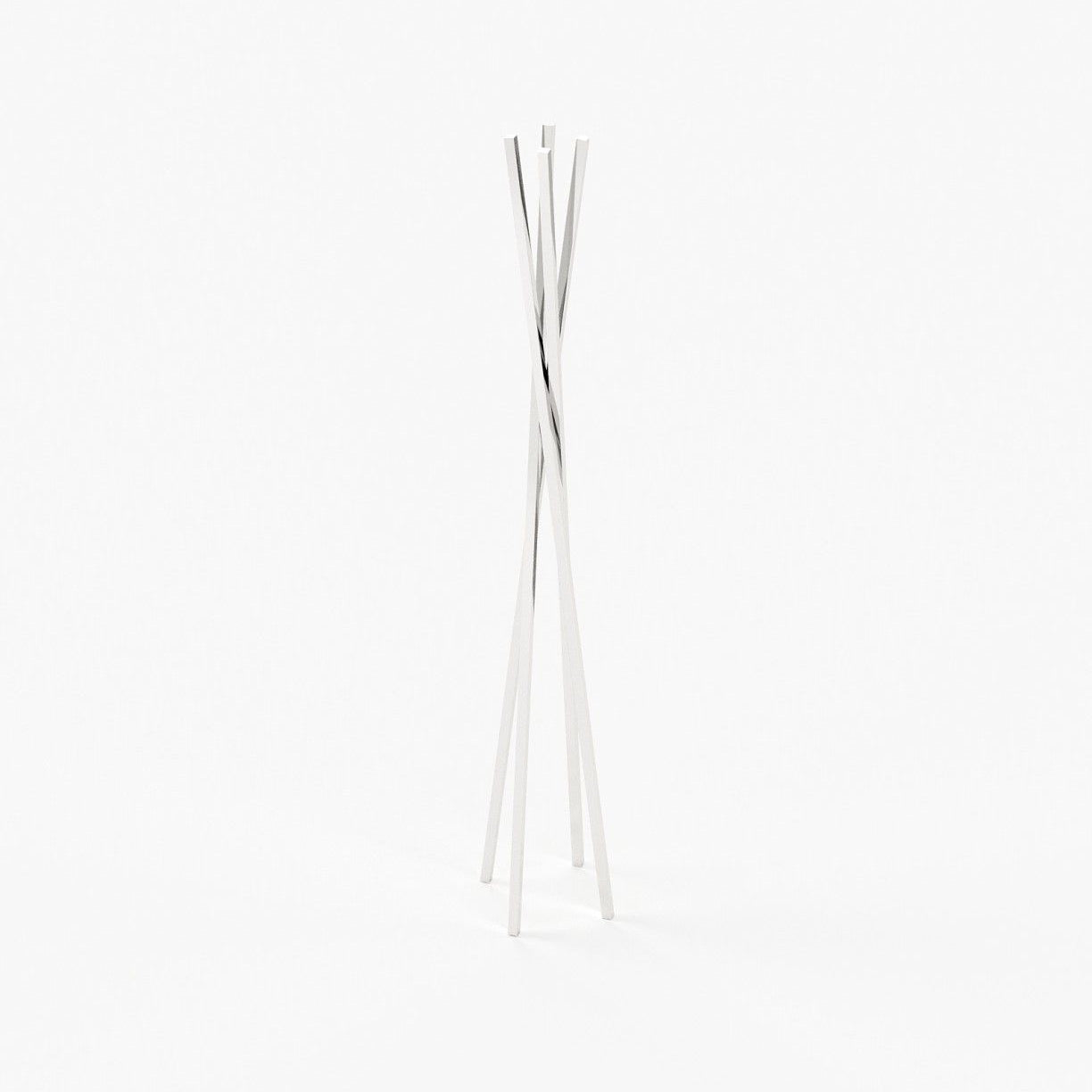 Laskasas TWISTED Coat & Umbrella Stand Polished Stainless Steel - Araco Interiors