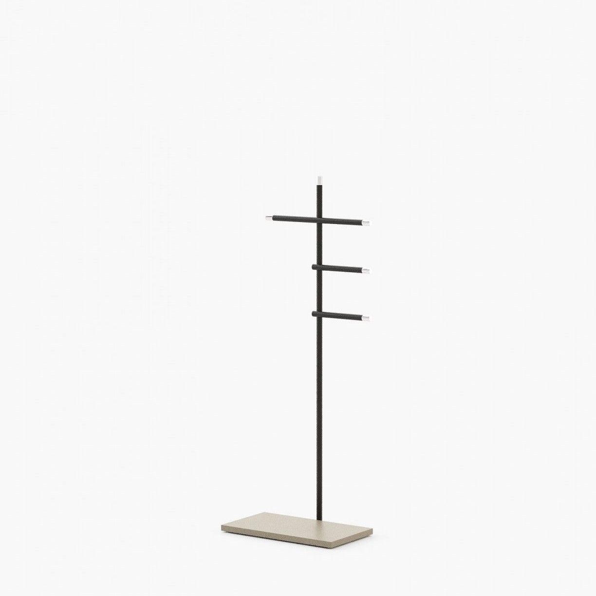 Laskasas TYLER Coat & Umbrella Stand Beige Grey Lacquer Matte - Araco Interiors