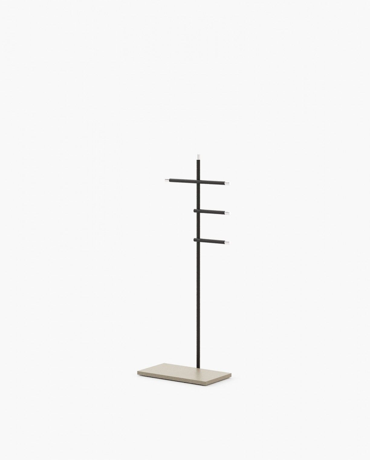 Laskasas TYLER Coat & Umbrella Stand Beige Grey Lacquer Matte - Araco Interiors