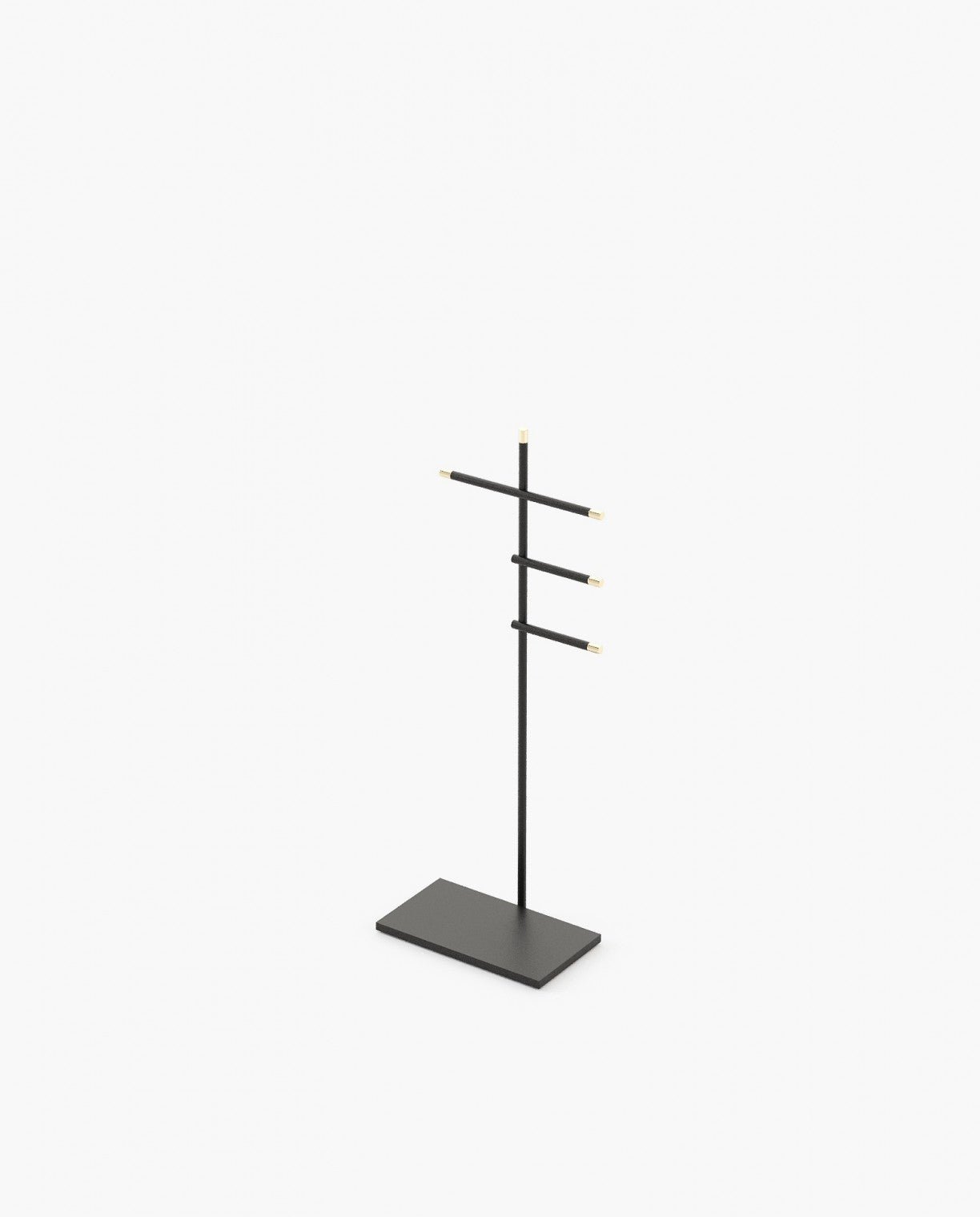 Laskasas TYLER Coat & Umbrella Stand Black Lacquer Matte - Araco Interiors