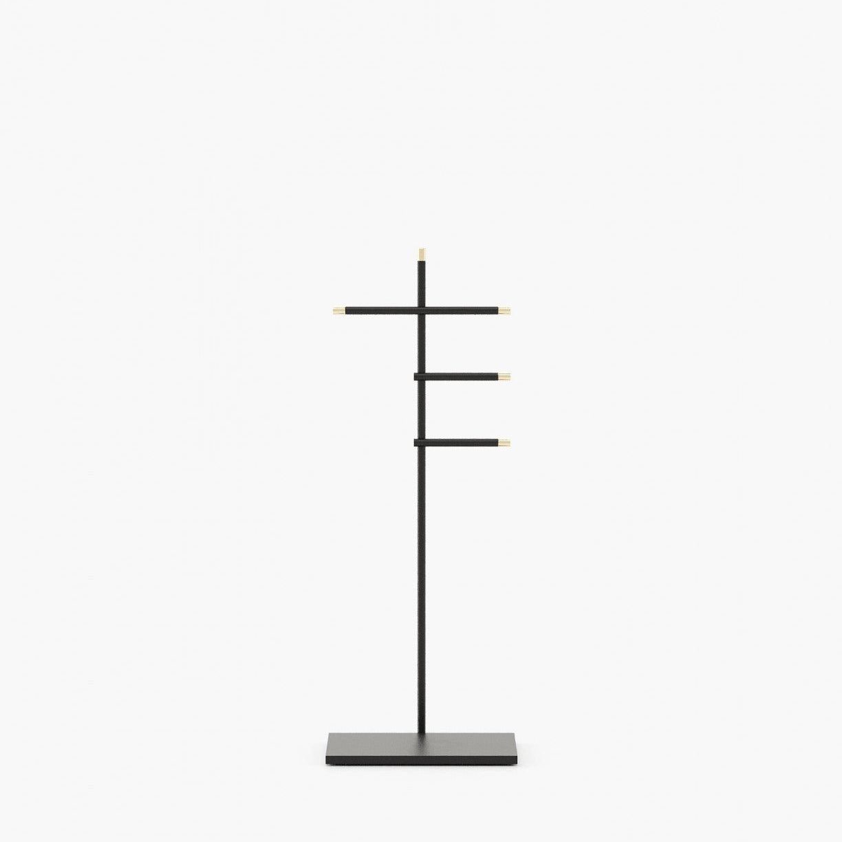 Laskasas TYLER Coat & Umbrella Stand Black Lacquer Matte - Araco Interiors