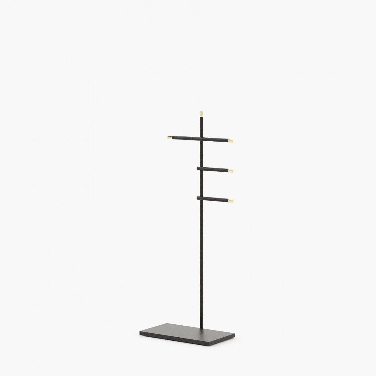 Laskasas TYLER Coat & Umbrella Stand Black Lacquer Matte - Araco Interiors