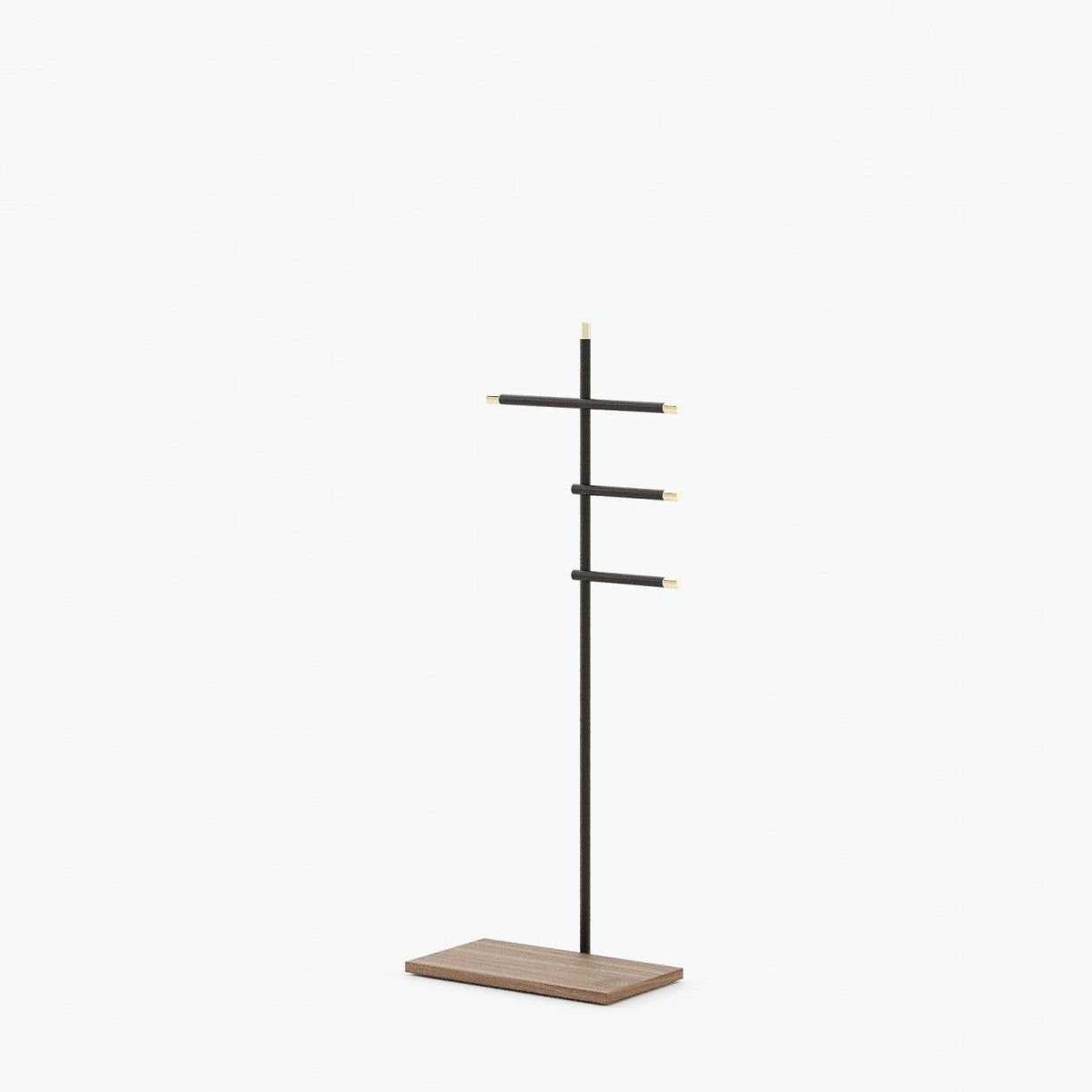 Laskasas TYLER Coat & Umbrella Stand Walnut Veneer Matte - Araco Interiors