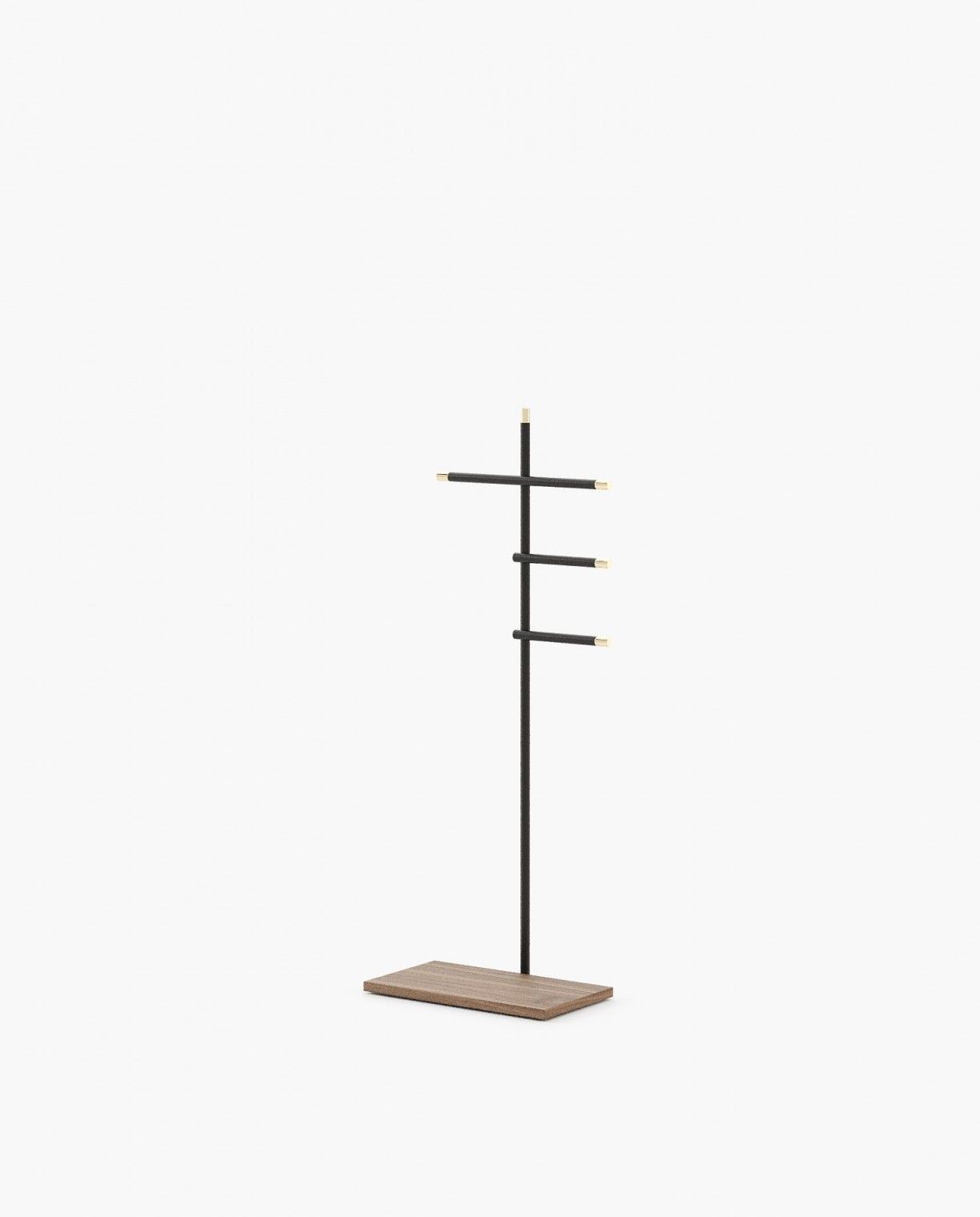 Laskasas TYLER Coat & Umbrella Stand Walnut Veneer Matte - Araco Interiors