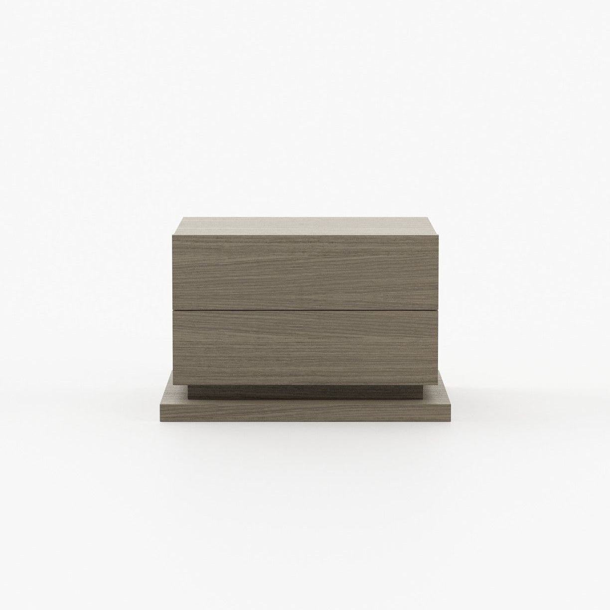 Laskasas USO Bedside Cabinet & Table Aged Oak Veneer Matte - Araco Interiors