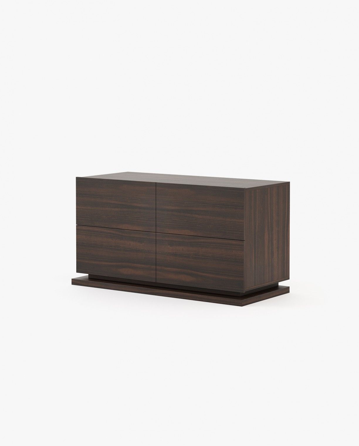 Laskasas USO Set of 4 Chest of Drawers Smoked Eucalyptus Veneer Matte - Araco Interiors