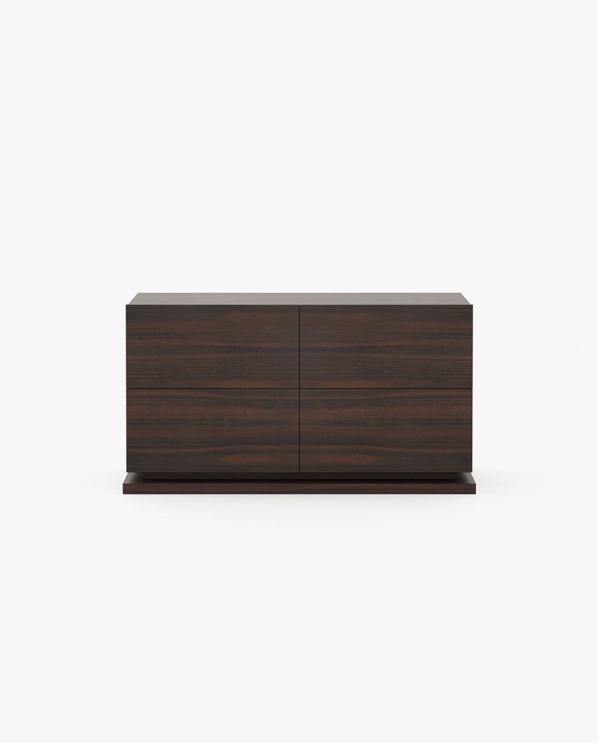 Laskasas USO Set of 4 Chest of Drawers Smoked Eucalyptus Veneer Matte - Araco Interiors