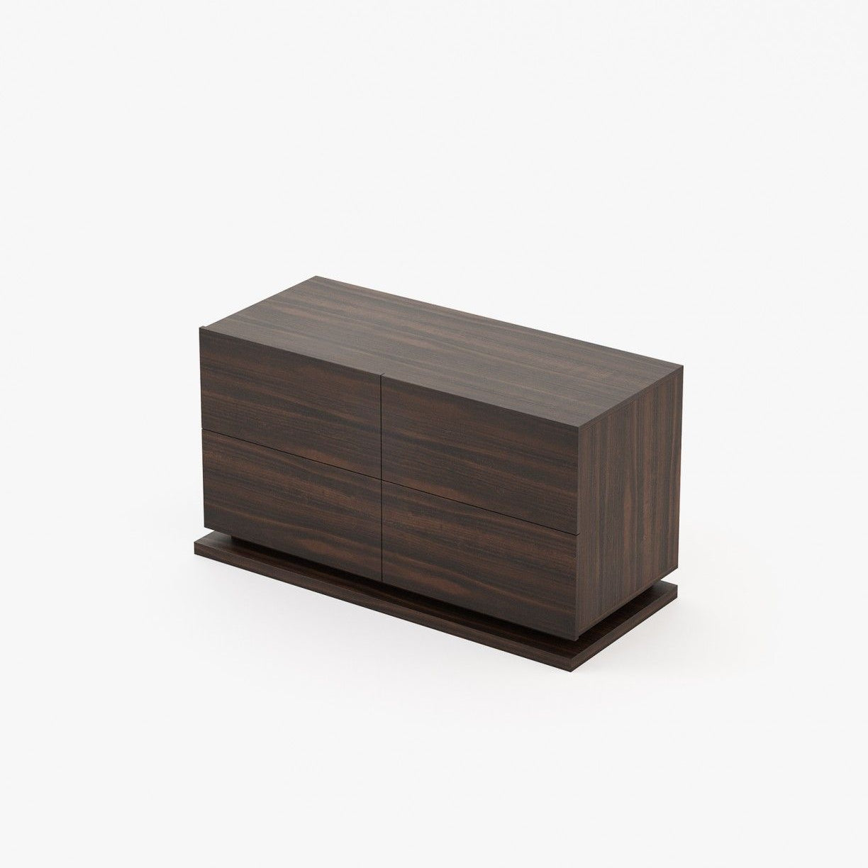 Laskasas USO Set of 4 Chest of Drawers Smoked Eucalyptus Veneer Matte - Araco Interiors