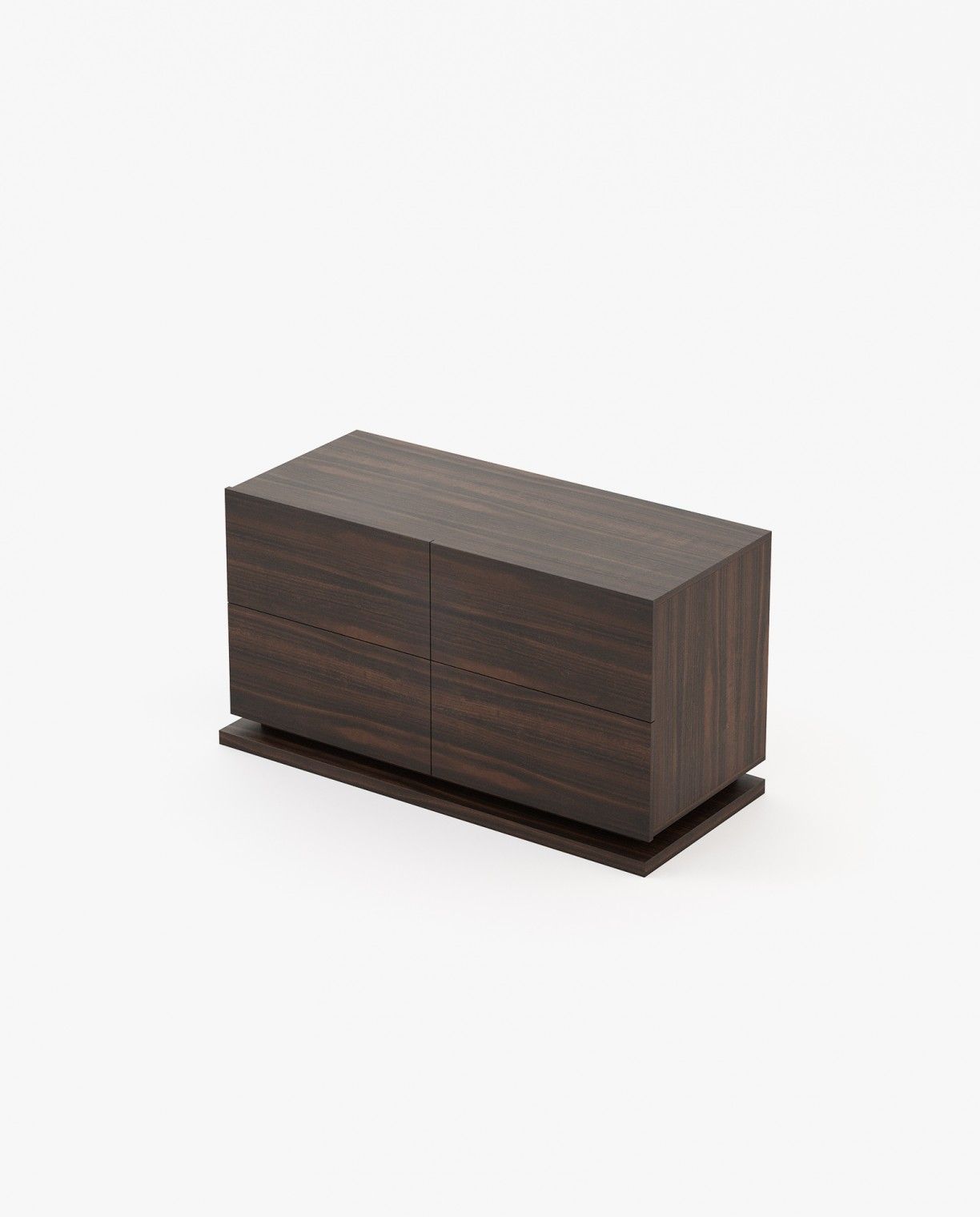 Laskasas USO Set of 4 Chest of Drawers Smoked Eucalyptus Veneer Matte - Araco Interiors