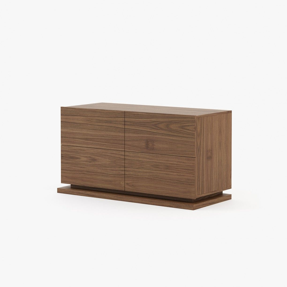 Laskasas USO Set of 4 Chest of Drawers Walnut Veneer Matte - Araco Interiors
