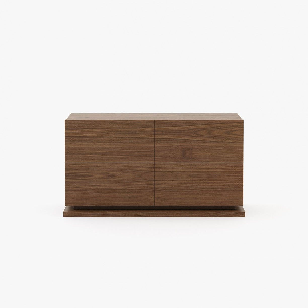 Laskasas USO Set of 4 Chest of Drawers Walnut Veneer Matte - Araco Interiors