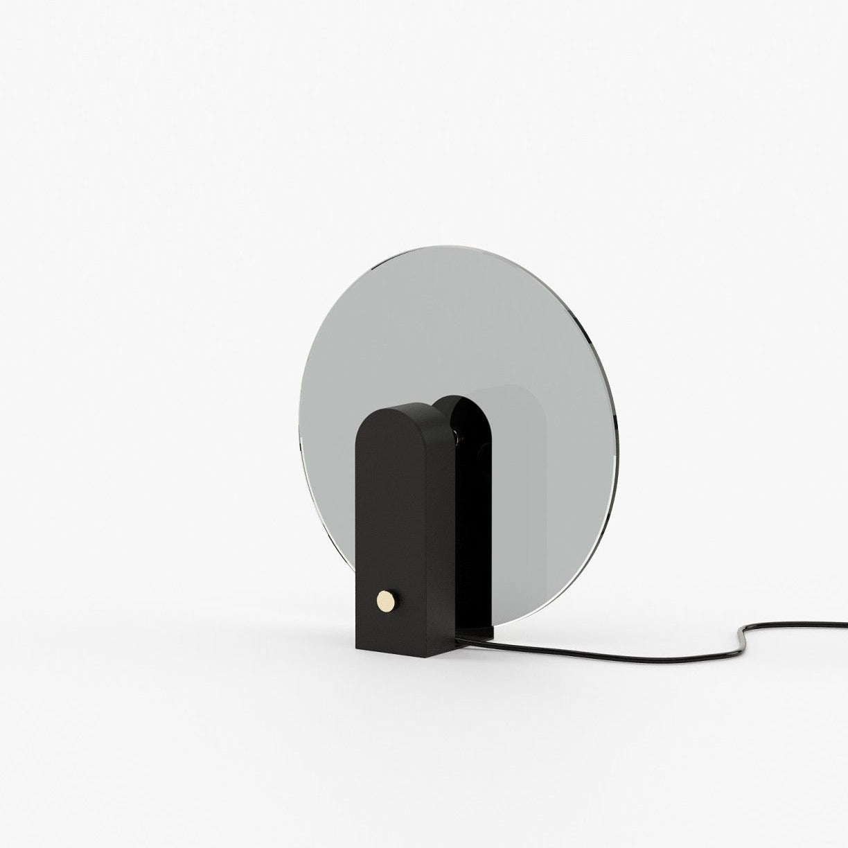 Laskasas WALKER Table & Desk Lamp Smooth Black Iron - Araco Interiors