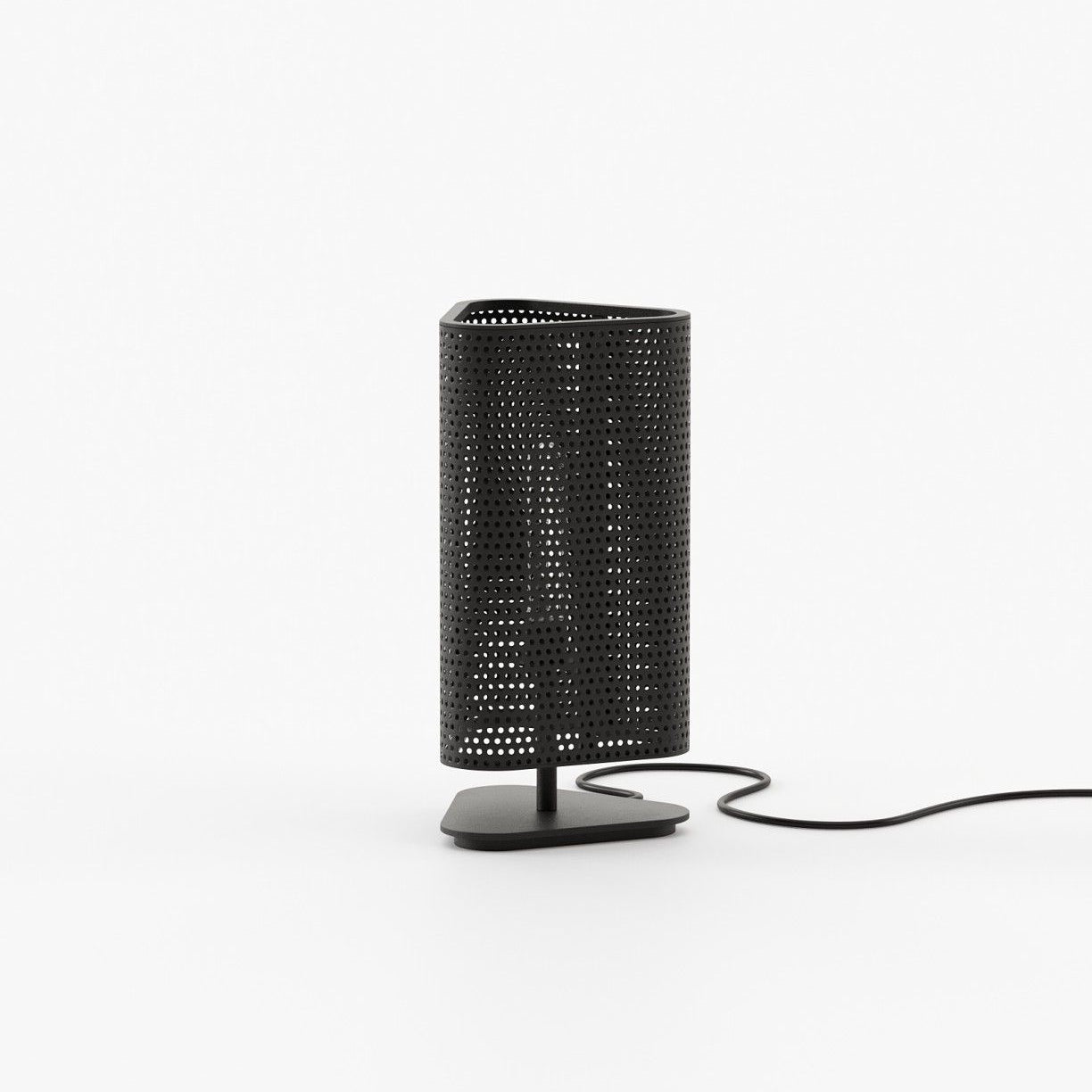 Laskasas WALKER Table & Desk Lamp Smooth Black Iron - Araco Interiors