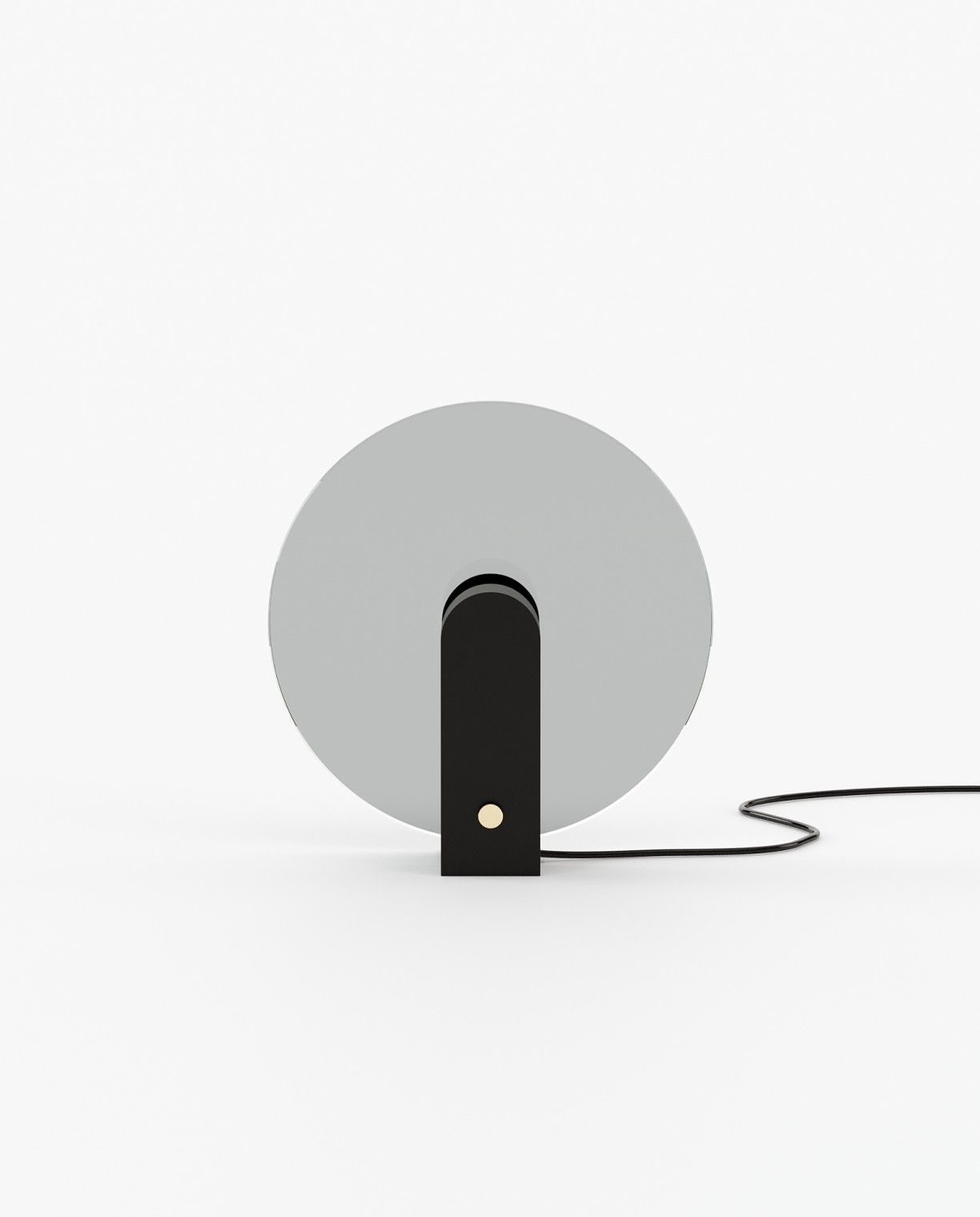 Laskasas WALKER Table & Desk Lamp Smooth Black Iron - Araco Interiors