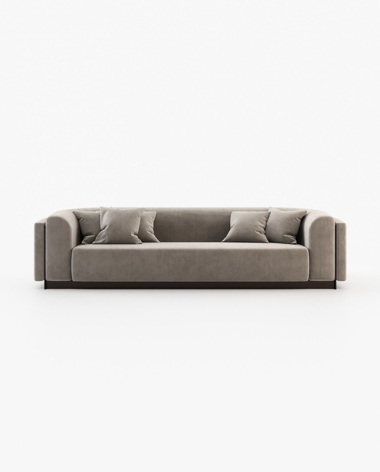 Laskasas WELLINGTON 3 seater Sofa Vienna Khaki - Araco Interiors