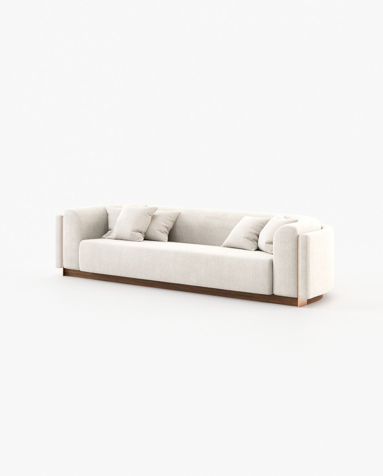 Laskasas WELLINGTON 3 seater Sofa Xangai White - Araco Interiors