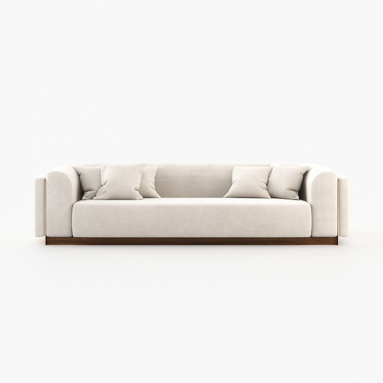 Laskasas WELLINGTON 3 seater Sofa Xangai White - Araco Interiors