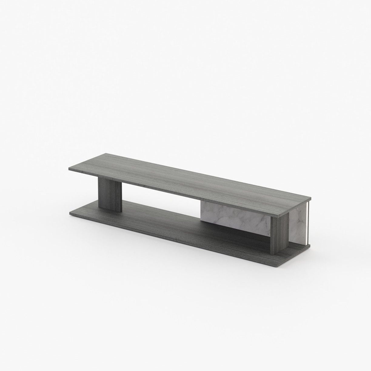 Laskasas WILL Storage Unit Grey Eucalyptus Veneer Matte - Araco Interiors