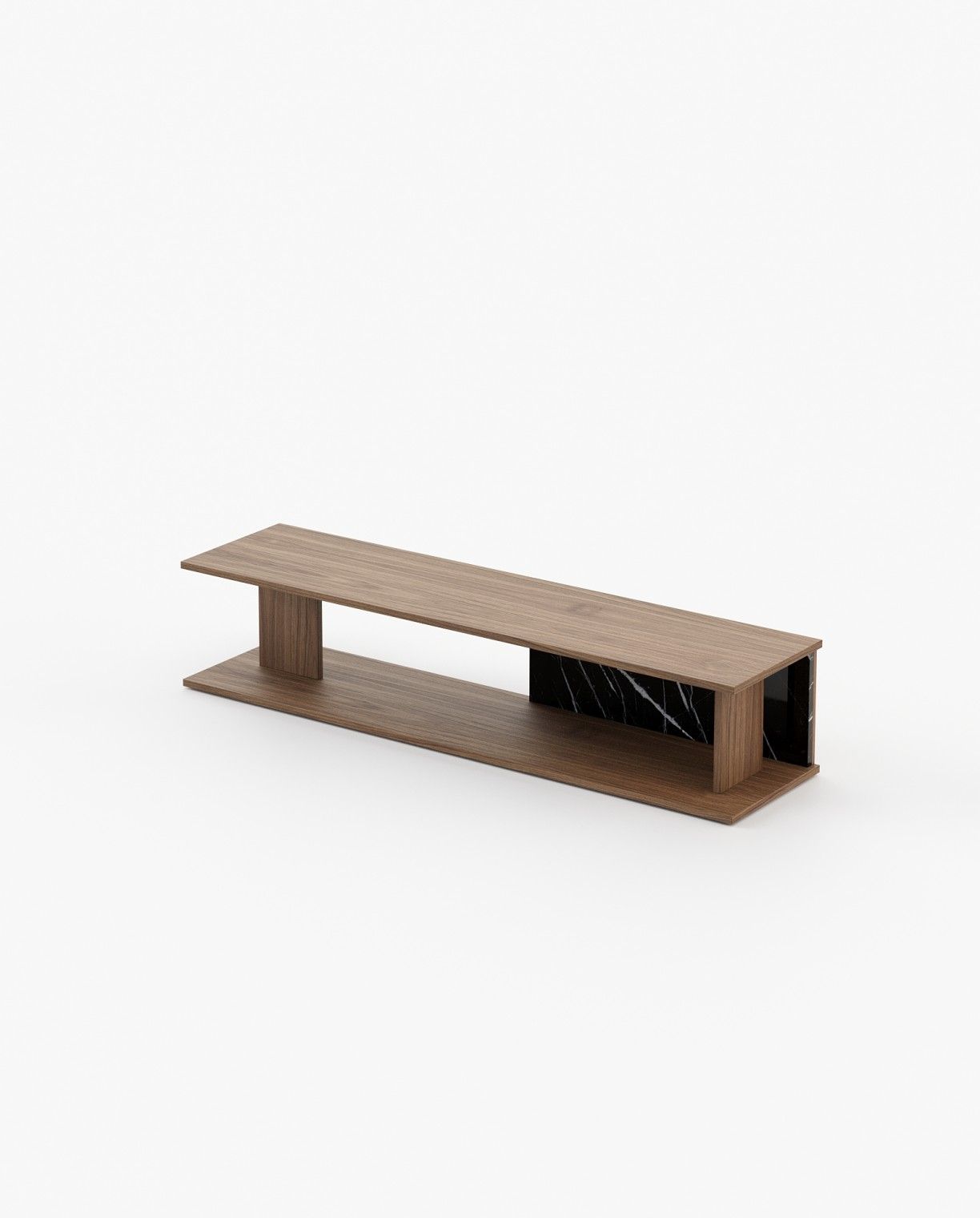 Laskasas WILL Storage Unit Walnut Veneer Matte - Araco Interiors