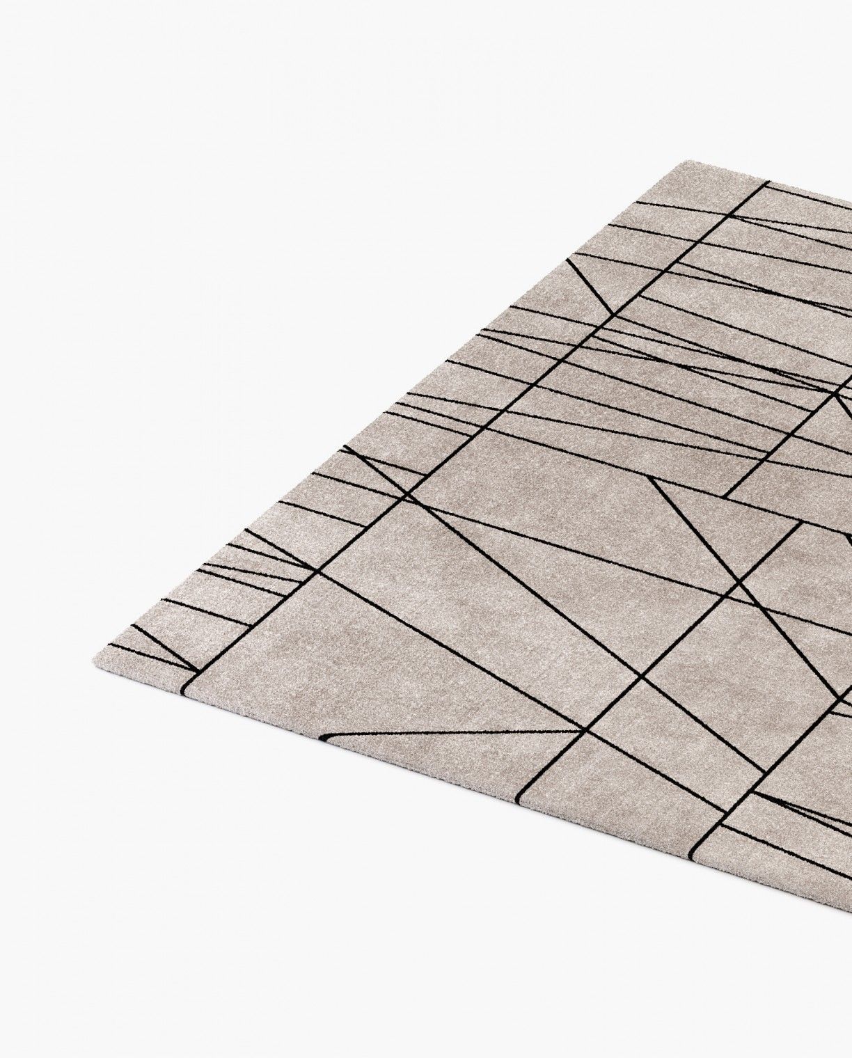 Laskasas WIRE Carpet & Rug Wire Diamond + Black - Araco Interiors