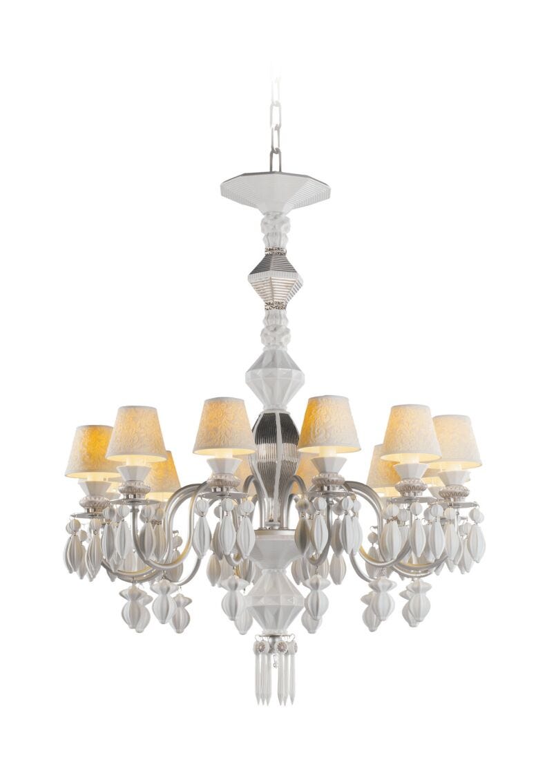Lladro Belle De Nuit Chandelier 12 Lights - Silver (CE/UK) - Araco Interiors