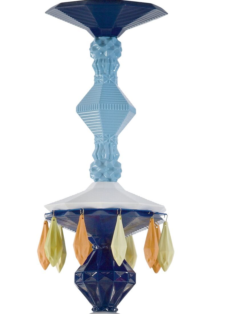 Lladro Belle De Nuit Chandelier 24 Lights - Multicolour (CE/UK/CCC) - Araco Interiors