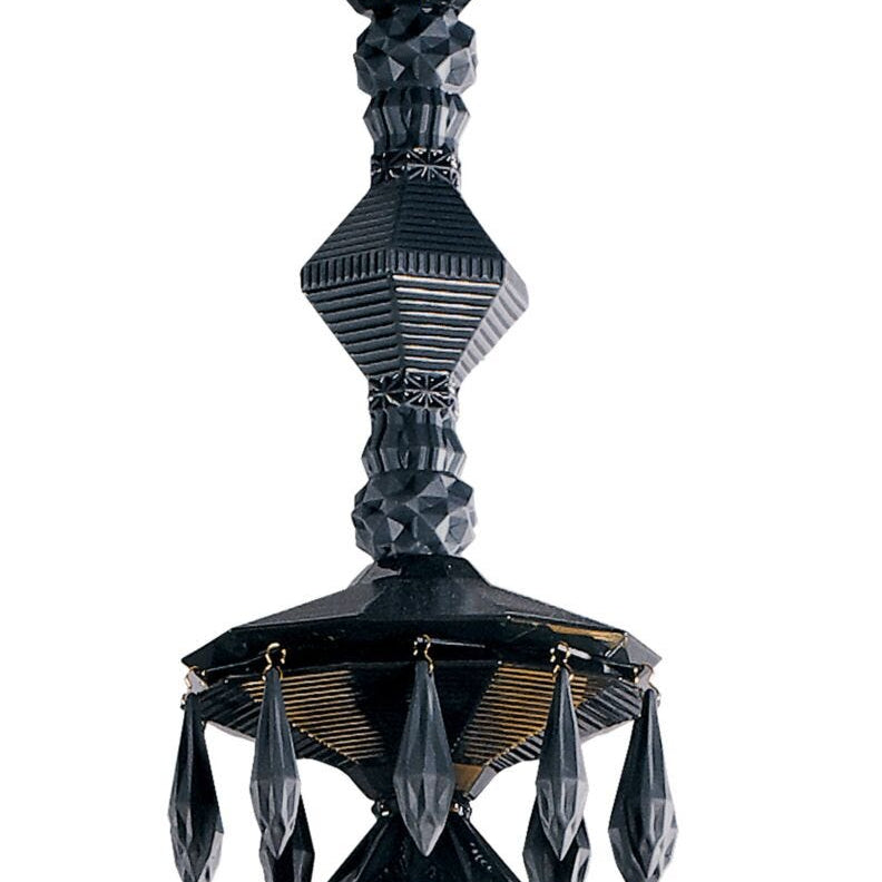 Lladro Belle De Nuit Chandelier 40 Lights - Absolute Black (CE/UK) - Araco Interiors