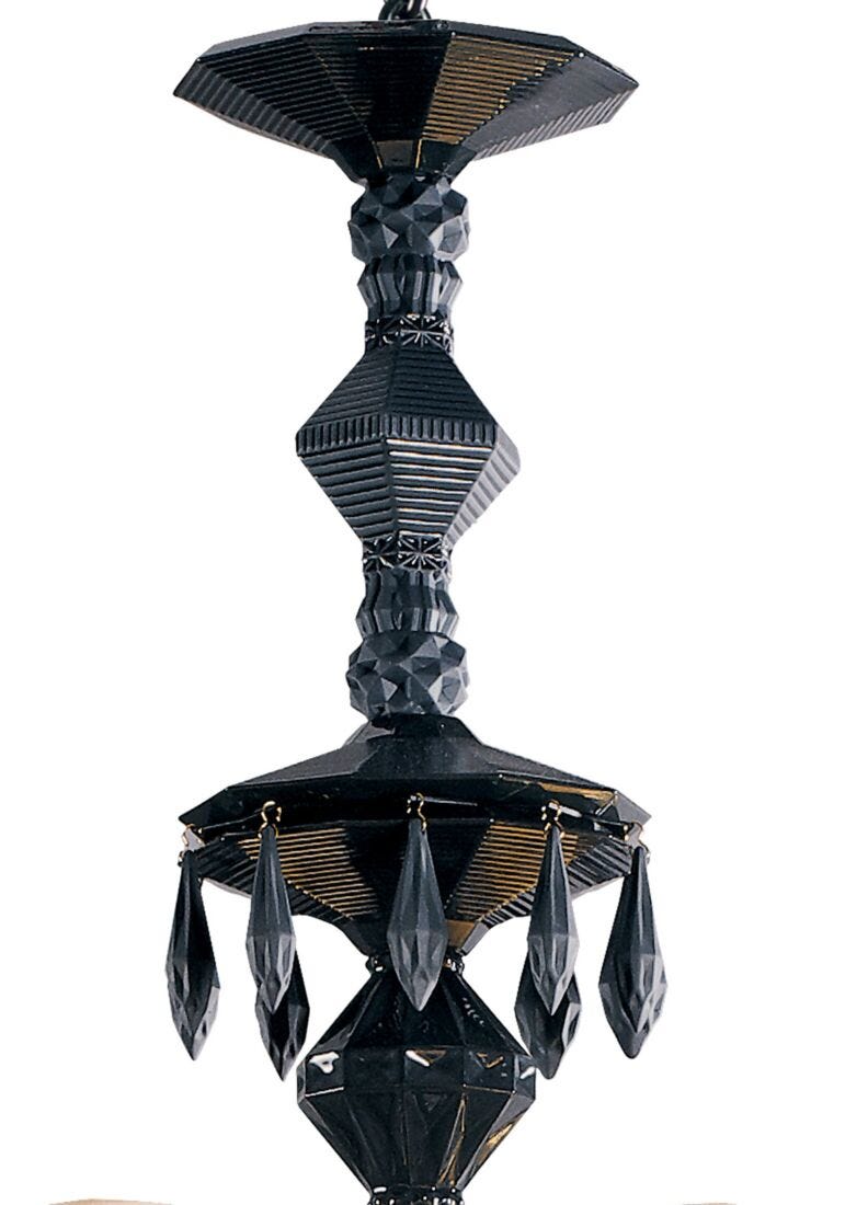 Lladro Belle De Nuit Chandelier 40 Lights - Absolute Black (CE/UK) - Araco Interiors