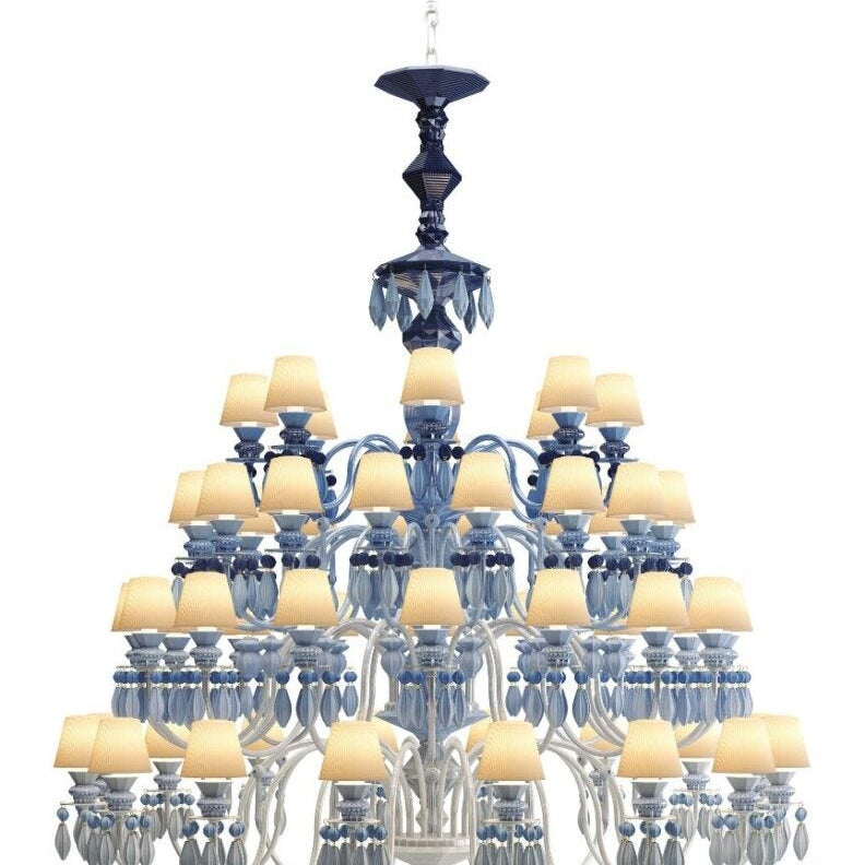 Lladro Belle De Nuit Chandelier 56 Lights - Blue (CE/UK) - Araco Interiors