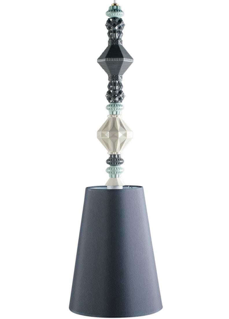 Lladro Belle De Nuit Pendant Lamp II - black (CE/UK/CCC) - Araco Interiors