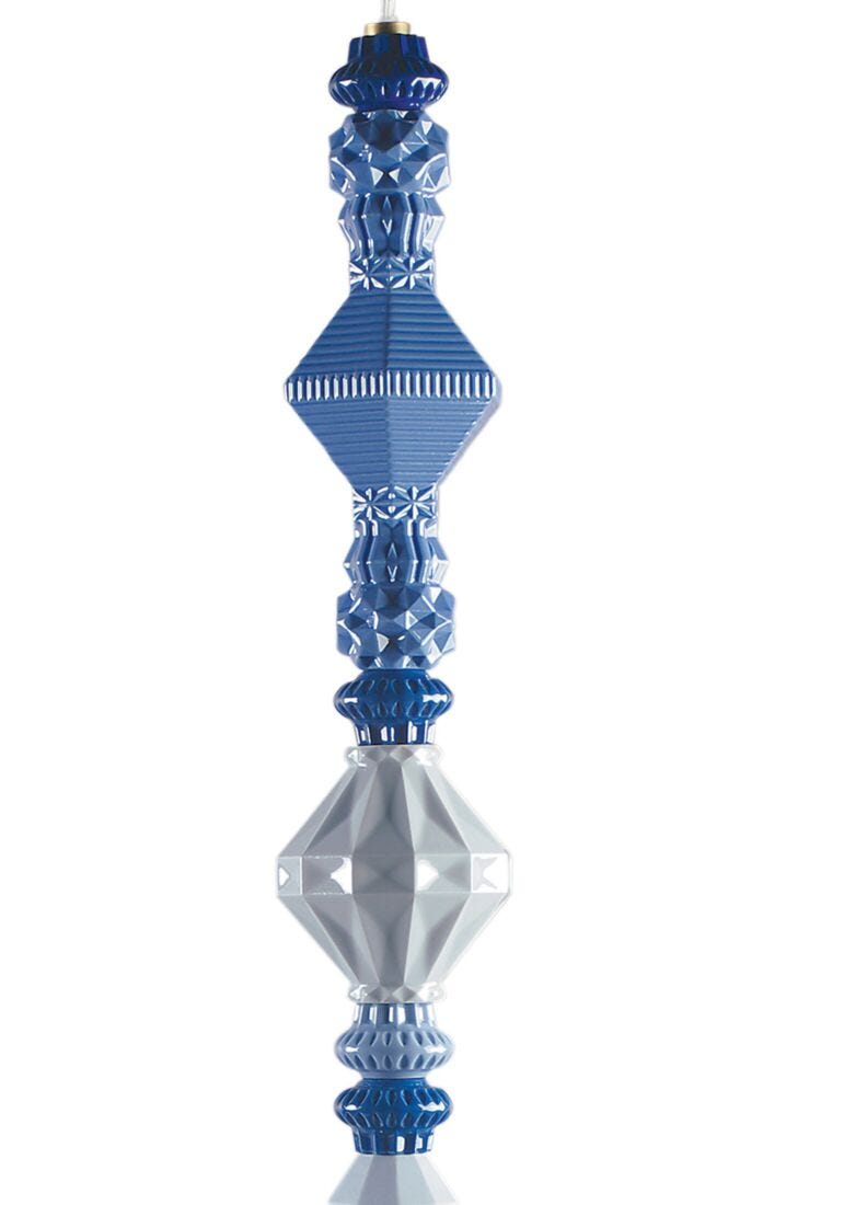 Lladro Belle De Nuit Pendant Lamp II - blue (CE/UK/CCC) - Araco Interiors