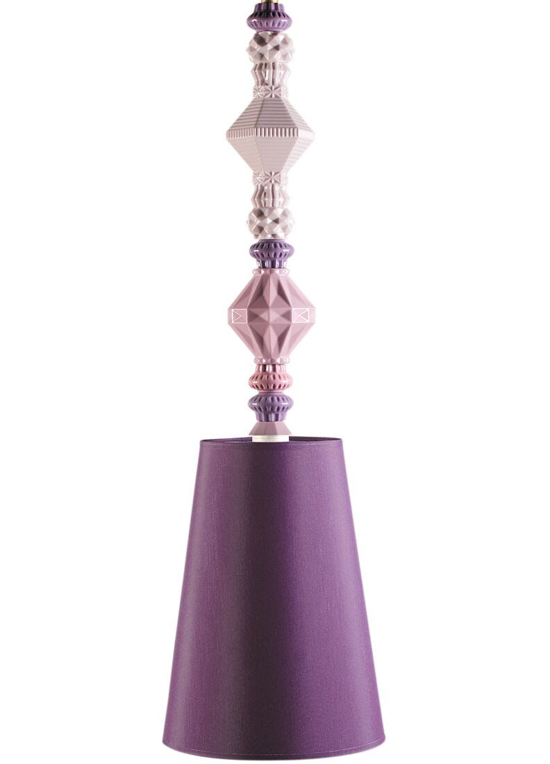 Lladro Belle De Nuit Pendant Lamp II - pink (CE/UK/CCC) - Araco Interiors