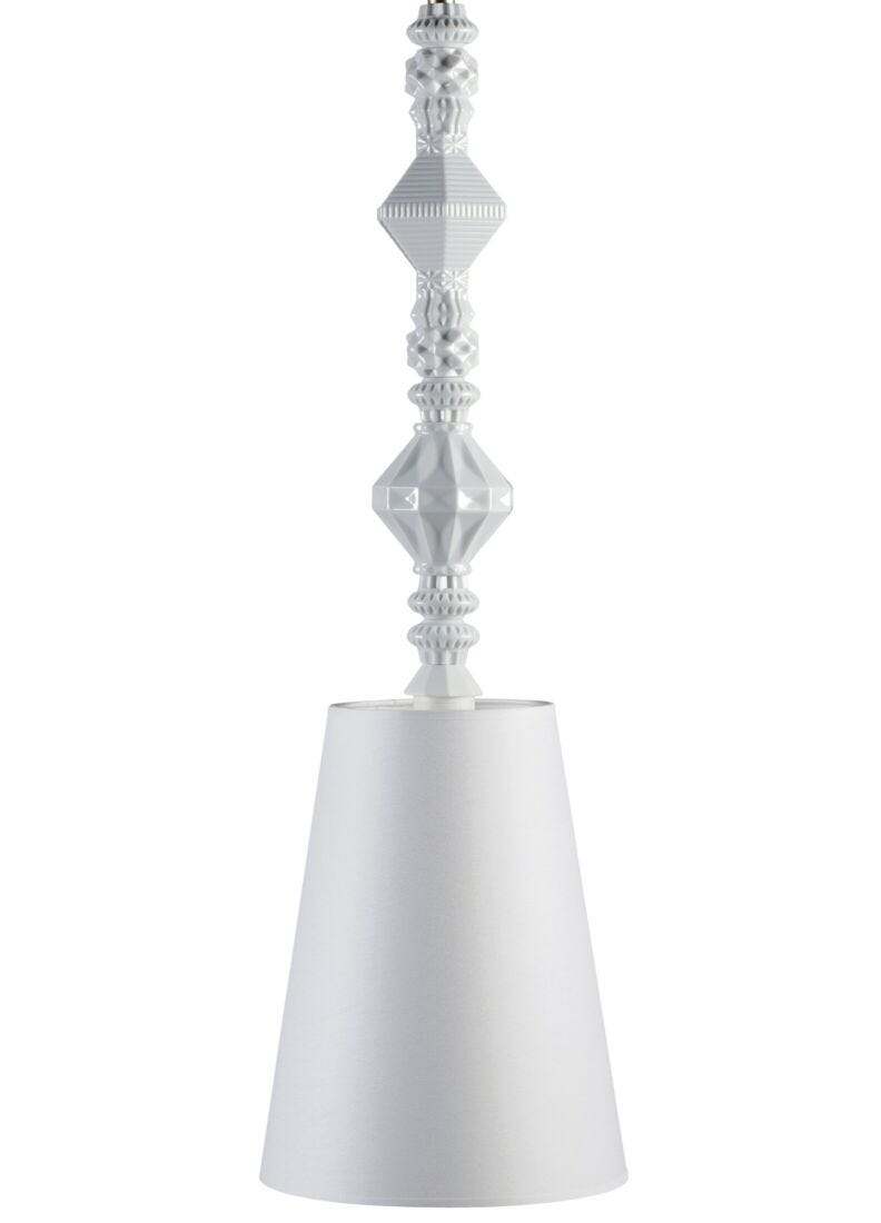 Lladro Belle De Nuit Pendant Lamp II - white (CE/UK/CCC) - Araco Interiors