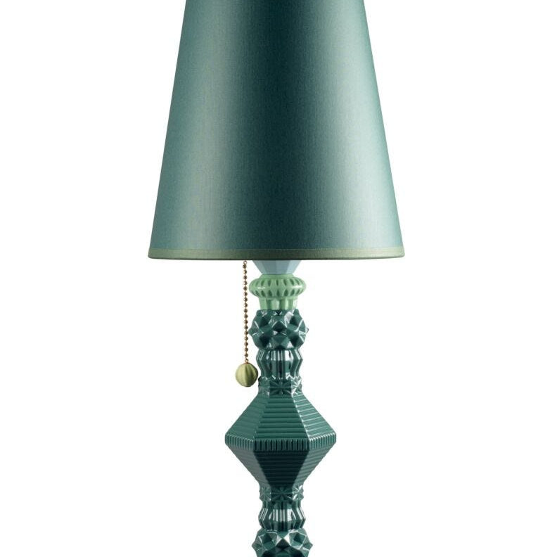 Lladro Belle De Nuit Table Lamp Green - Araco Interiors