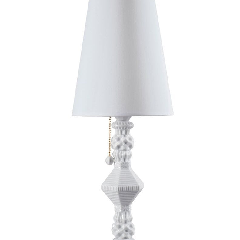 Lladro Belle De Nuit Table Lamp - White - Araco Interiors
