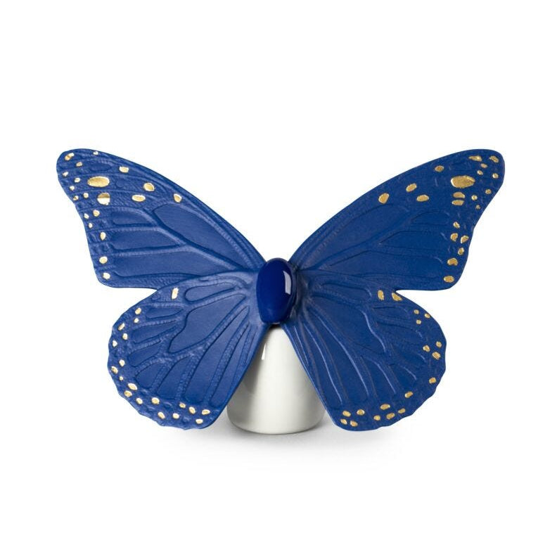 Lladro Butterfly Blue & Gold - Araco Interiors