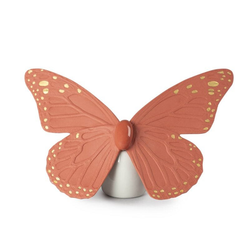 Lladro Butterfly Coral & Gold - Araco Interiors